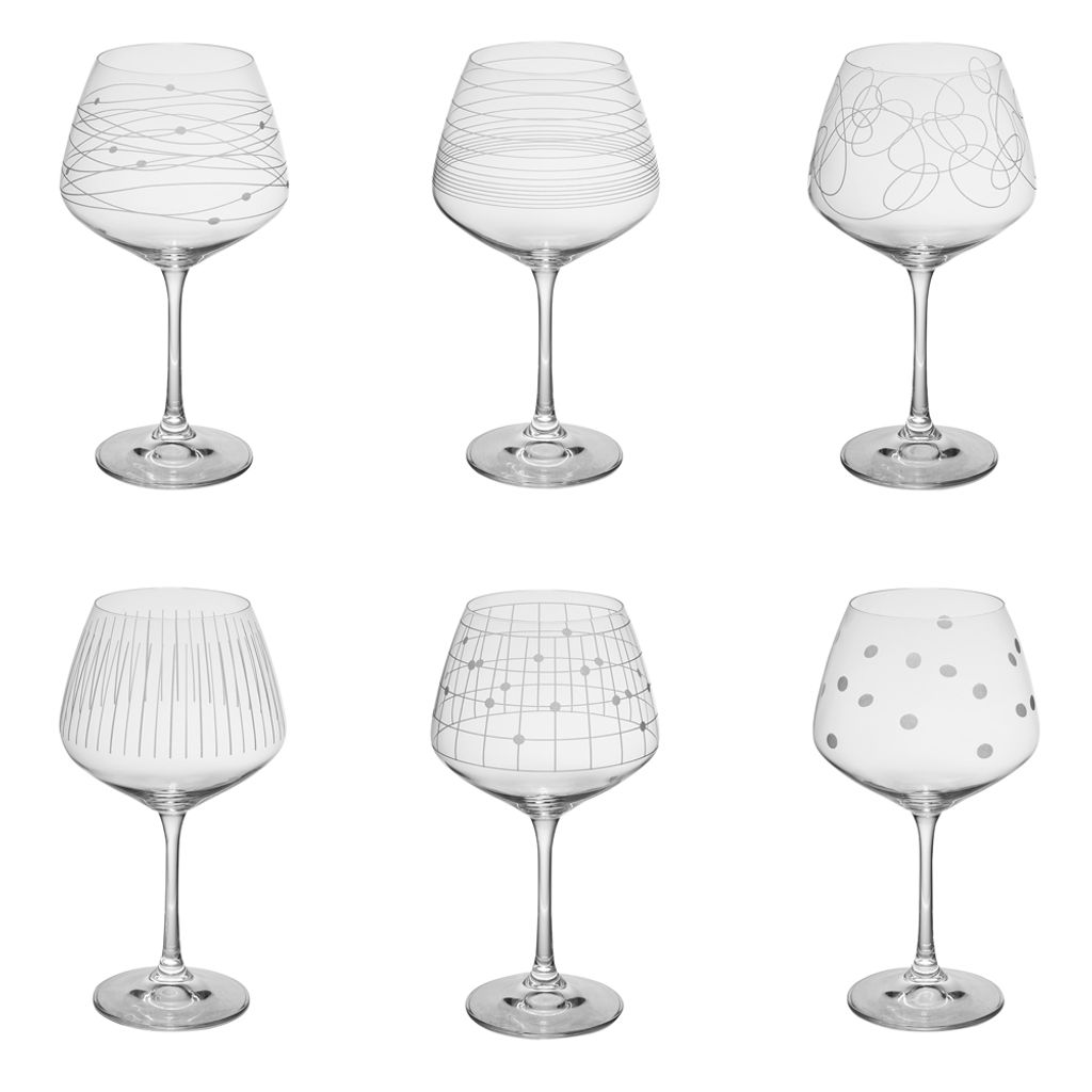 6 verres dégustation Graphik 58cl - Visuel 0
