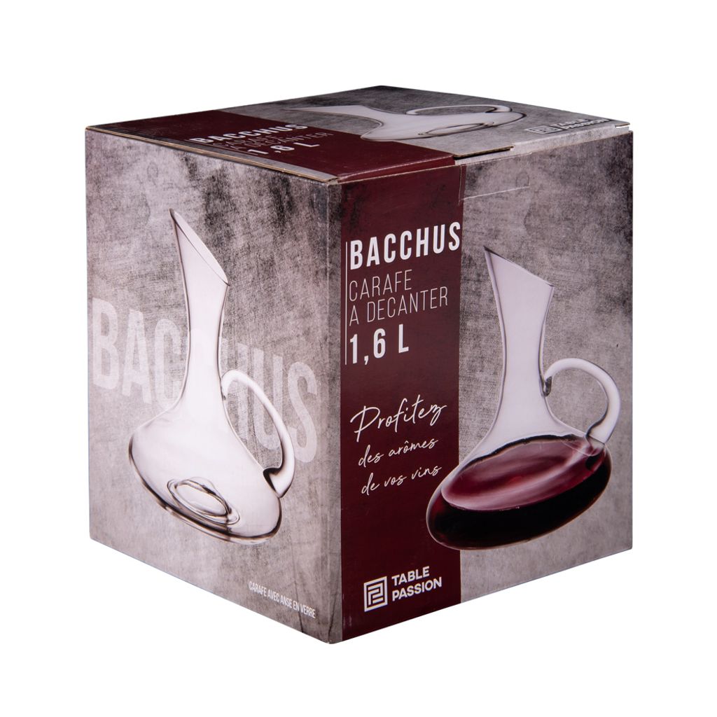 Carafe à décanter avec anse Bacchus 1,6L - Visuel 1