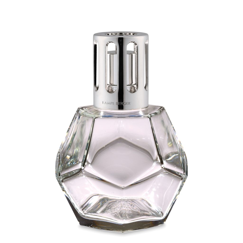Coffret Lampe berger Geometry Transparente et parfum Zeste de Verveine