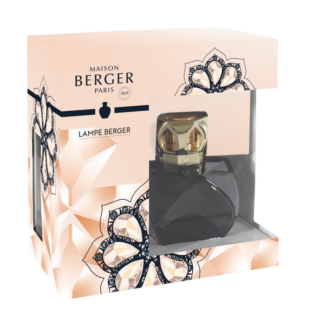 Coffret lampe Eternity Lady Flower 250ml noir - Visuel 1