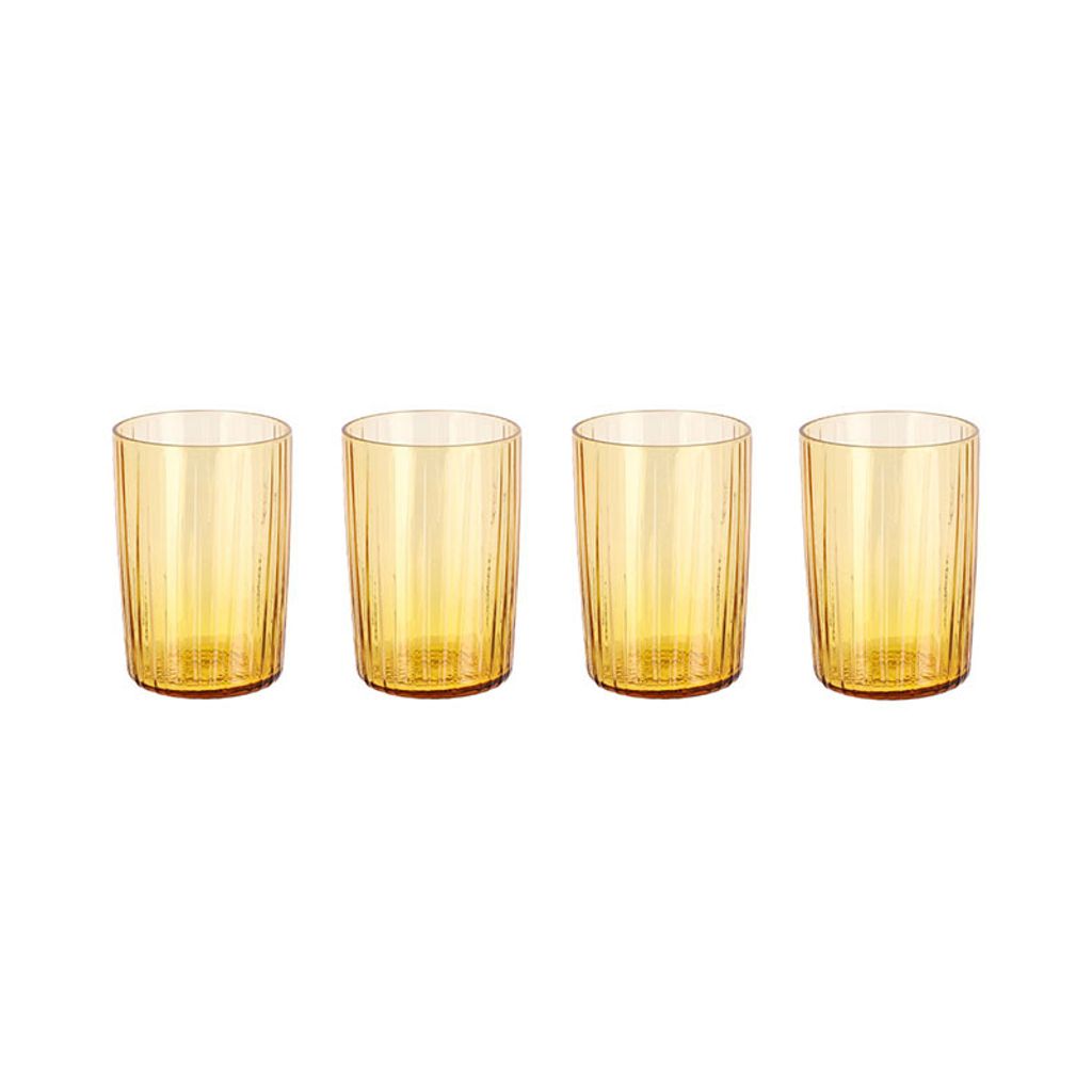 Lot de 4 verres, AMBRE - Artime