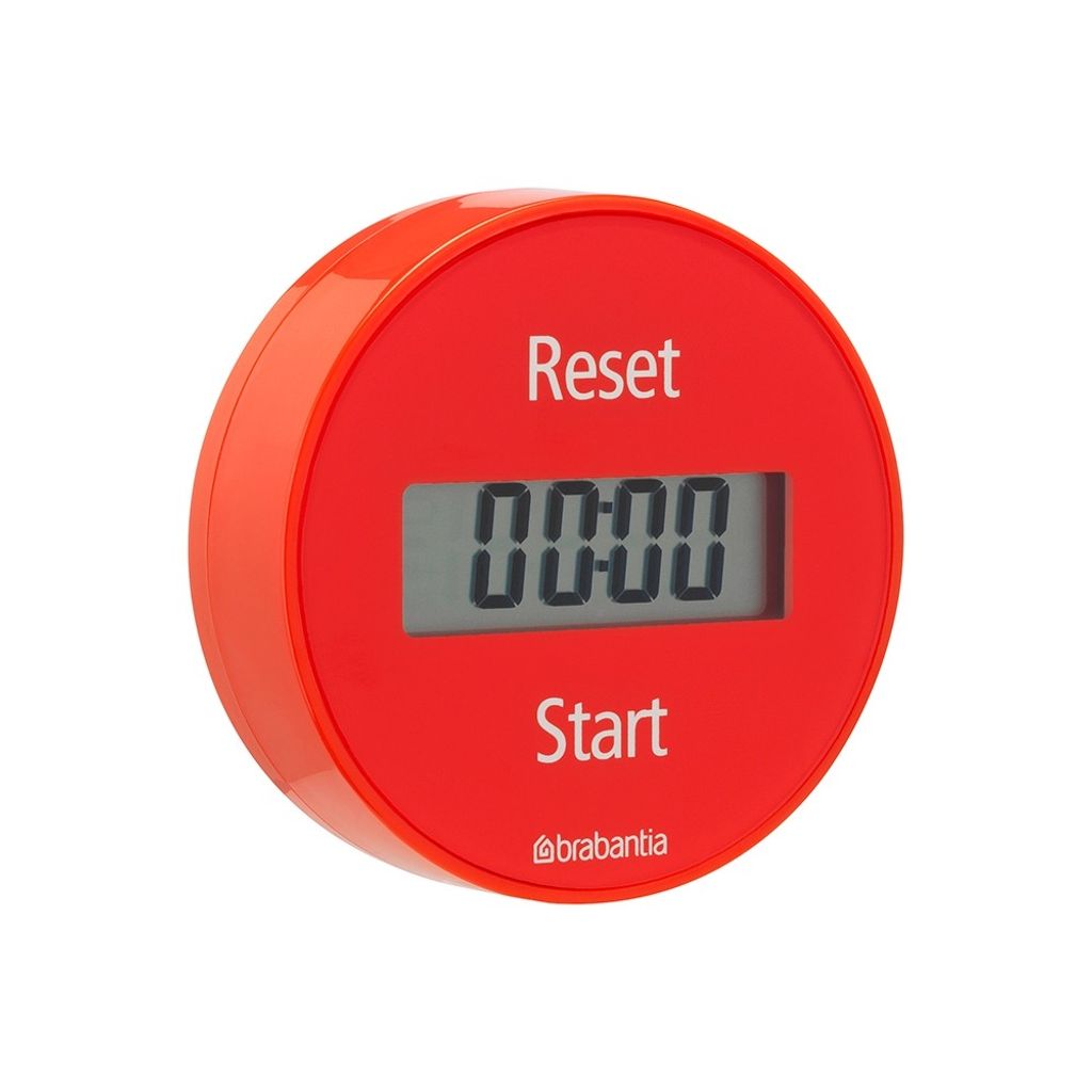 Minuteur digital magnétique rouge - Visuel 0