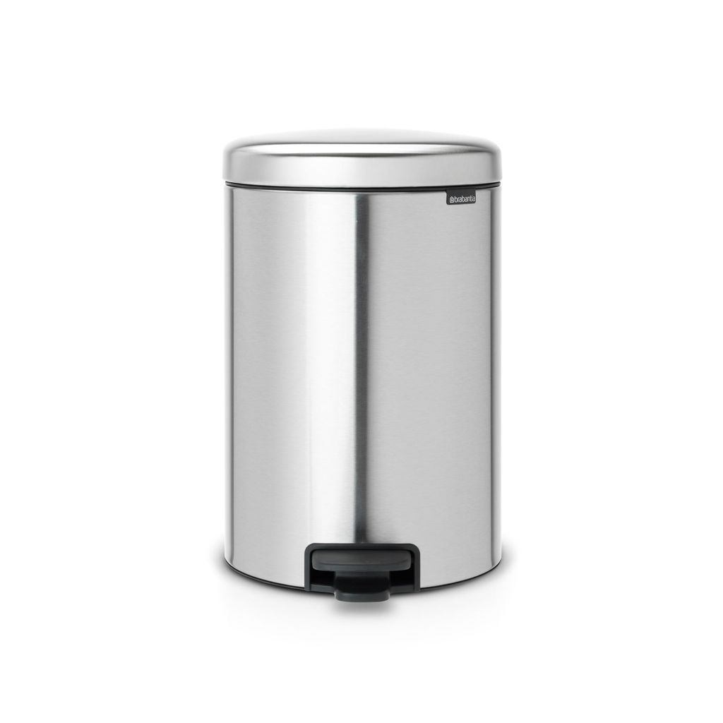 Poubelle à pédale New Icon 20L inox mat Fingerprint proof - Visuel 0