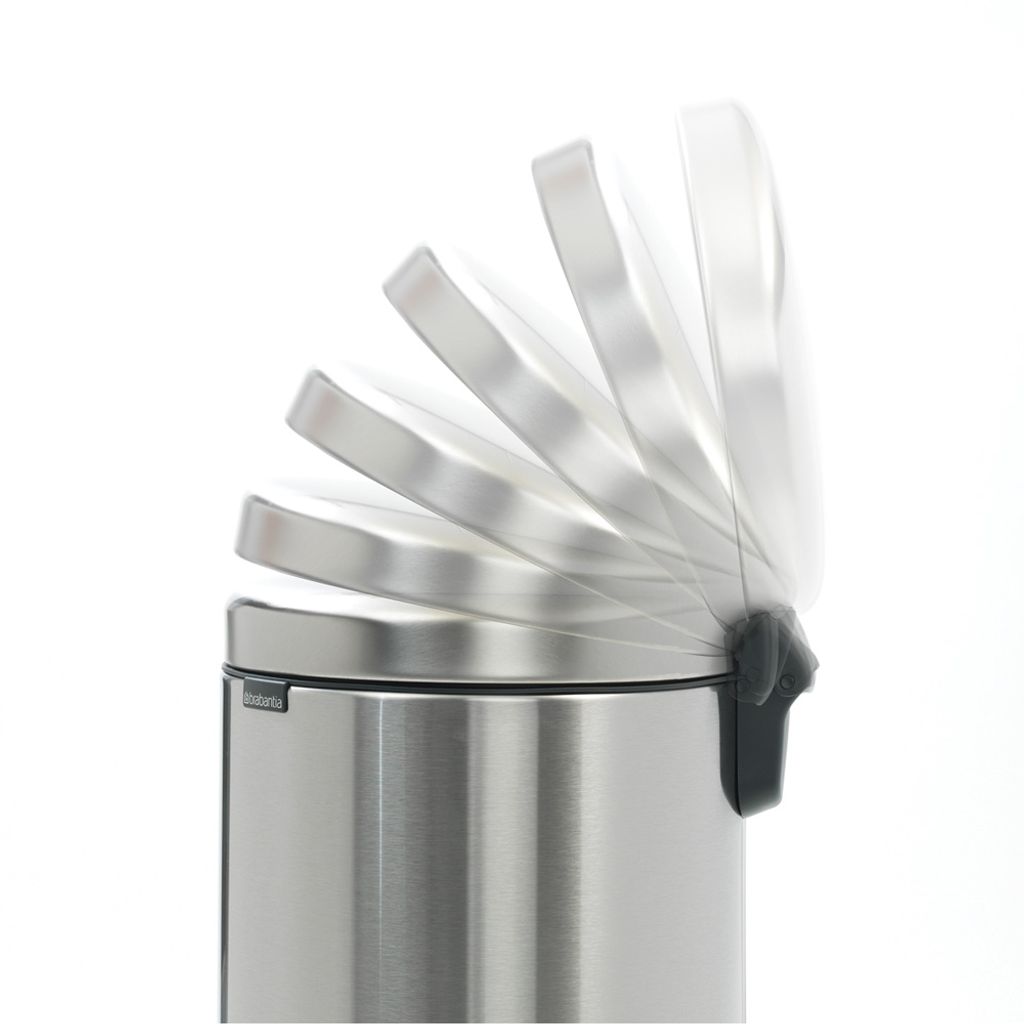 Poubelle à pédale New Icon 20L inox mat Fingerprint proof - Visuel 4