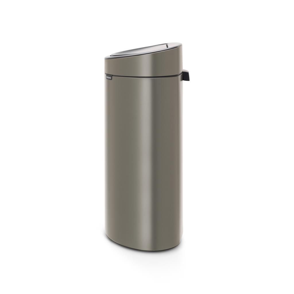 Poubelle Touch Bin New 40 L Platinium - Visuel 1