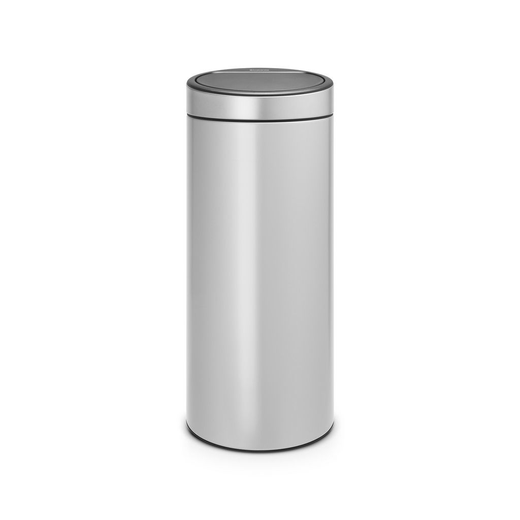 Poubelle Touch Bin New 30L Metallic grey - Visuel 0