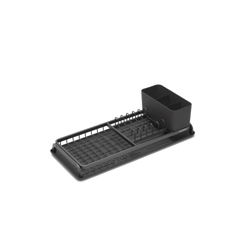 Egouttoir à vaisselle compact gris foncé - Visuel 0