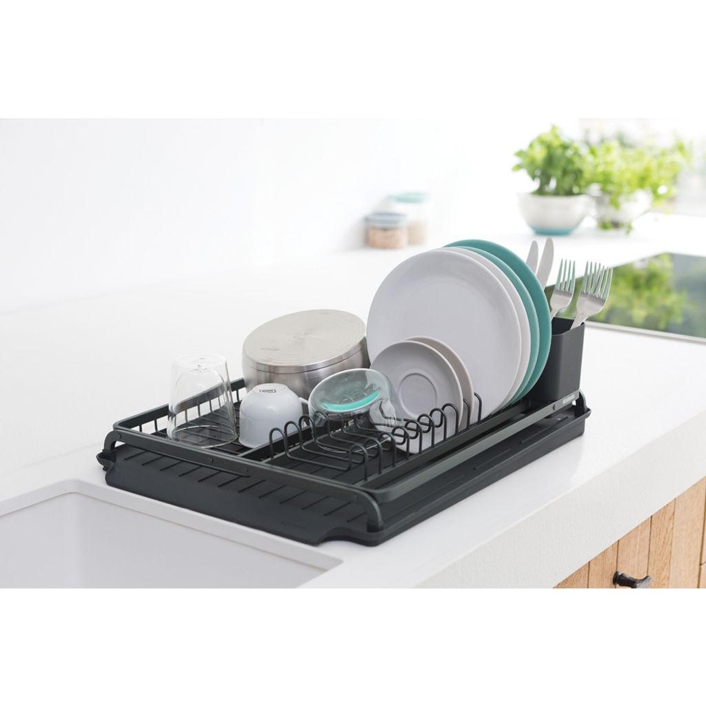 Egouttoir à vaisselle SINK SIDE gris foncé - Visuel 1