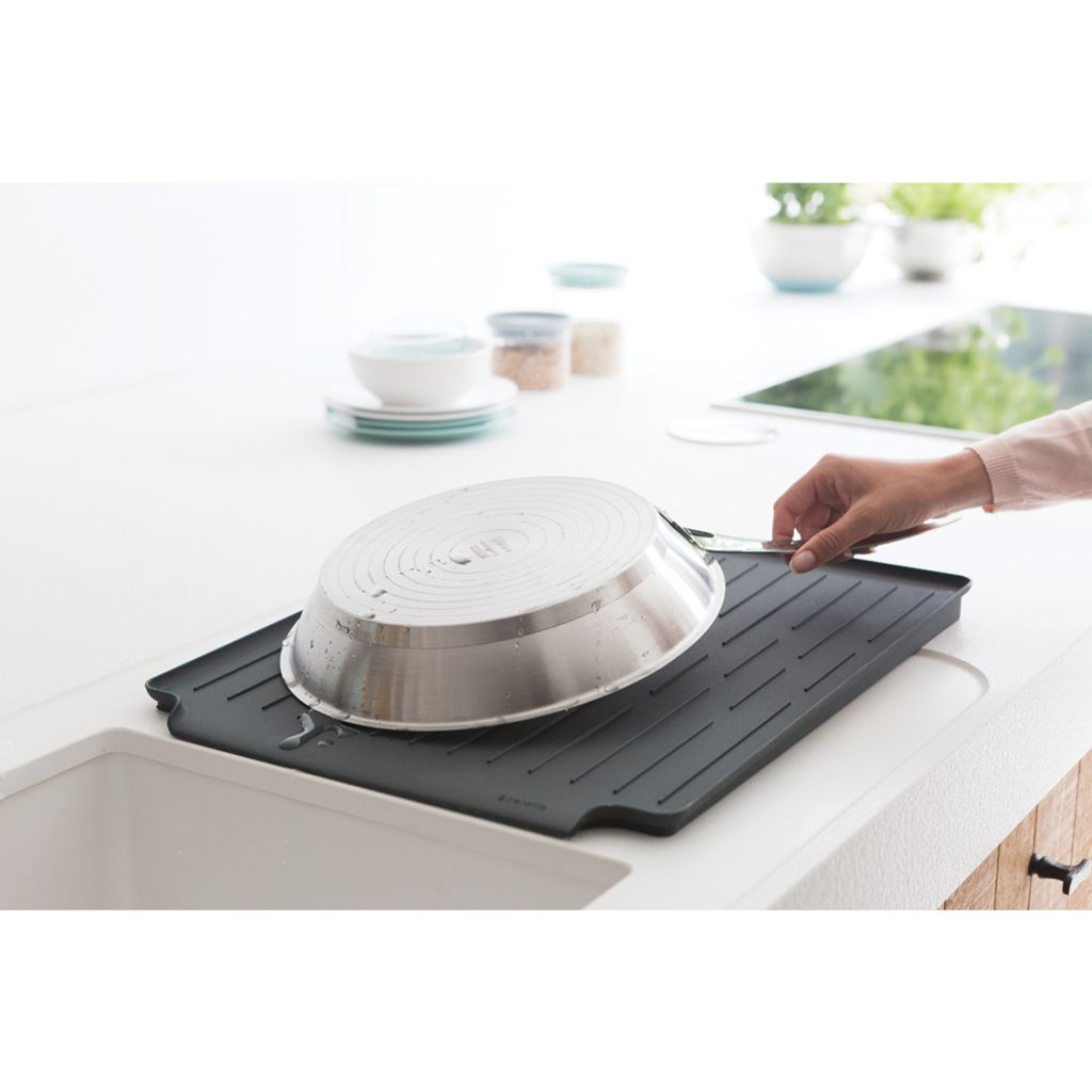 Egouttoir à vaisselle SINK SIDE gris foncé - Visuel 4