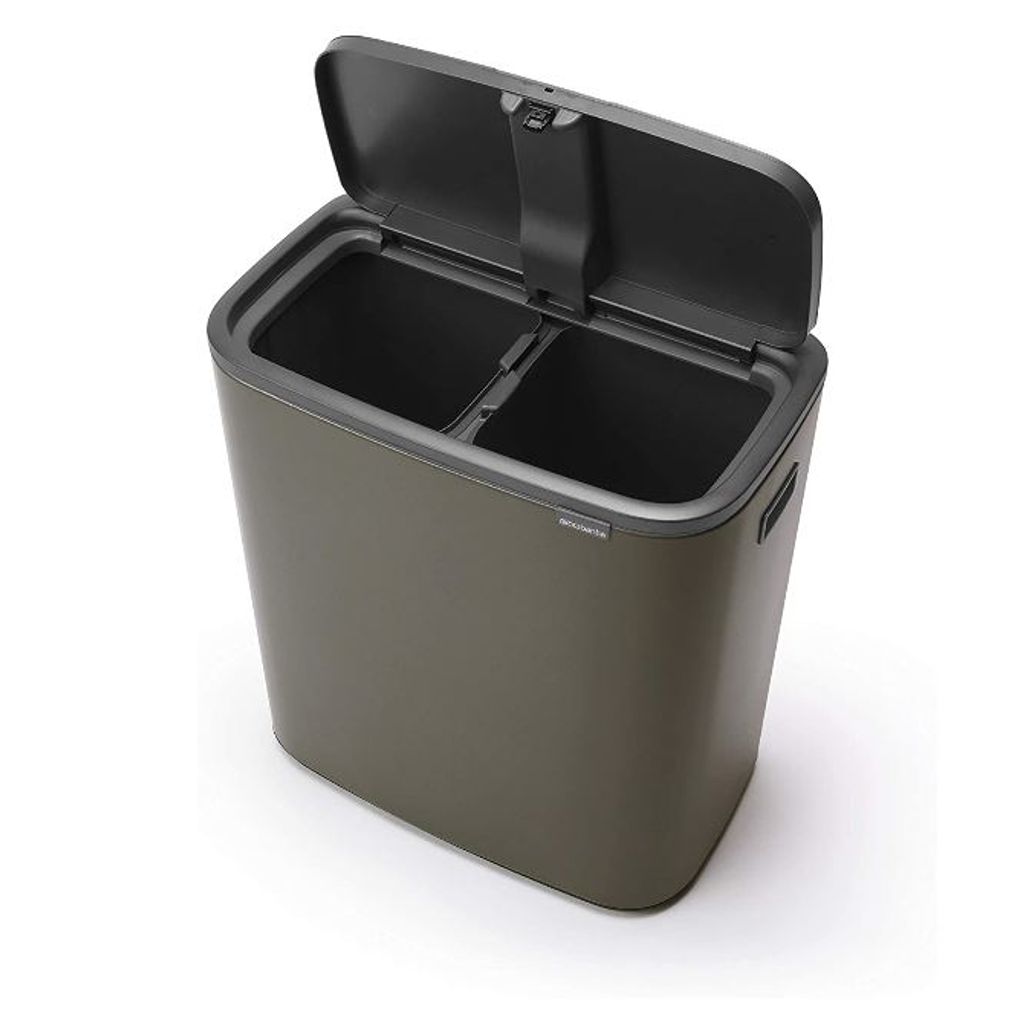 Poubelle Bo Touch Bin 2 x 30 L Platinium - Visuel 1