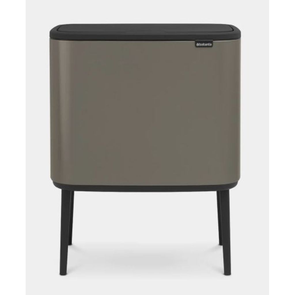 Poubelle Bo Touch bin 11+23L Platinium - Visuel 0