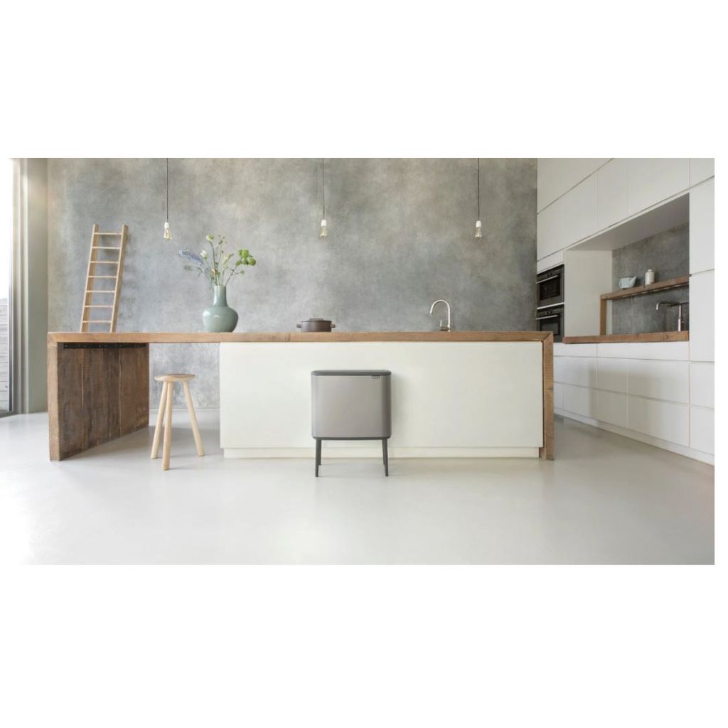 Poubelle Bo Touch bin 11+23L Platinium - Visuel 3