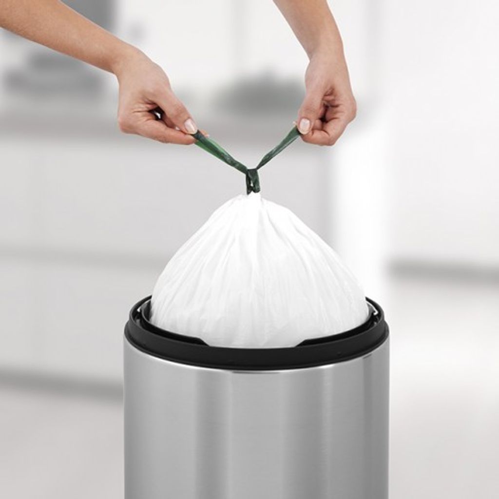 Poubelle Touch Bin 30 L Fingerprint proof Matt Steel - Visuel 2