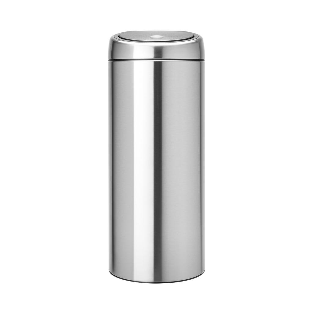Poubelle Touch Bin 30 L Fingerprint proof Matt Steel - Visuel 0