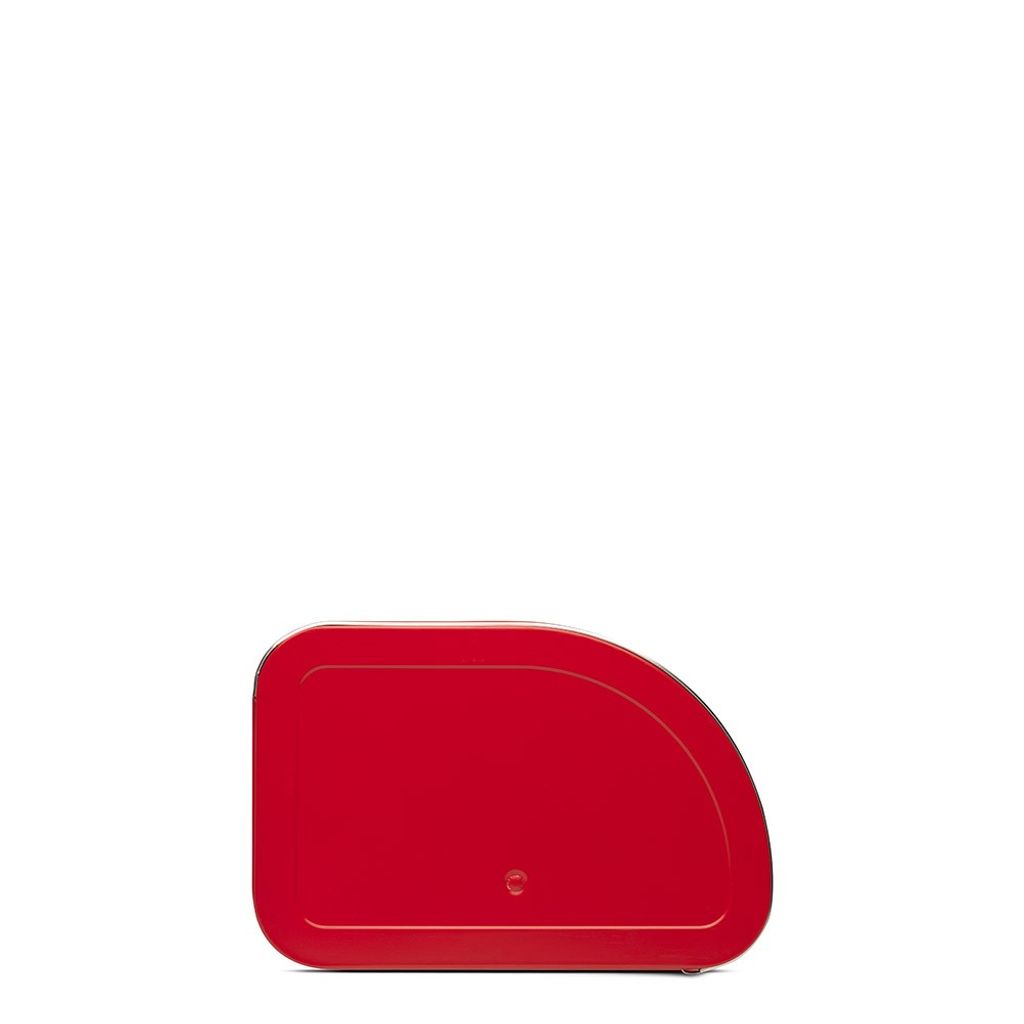 Boîte à pain avec couvercle coulissant rouge - Visuel 2