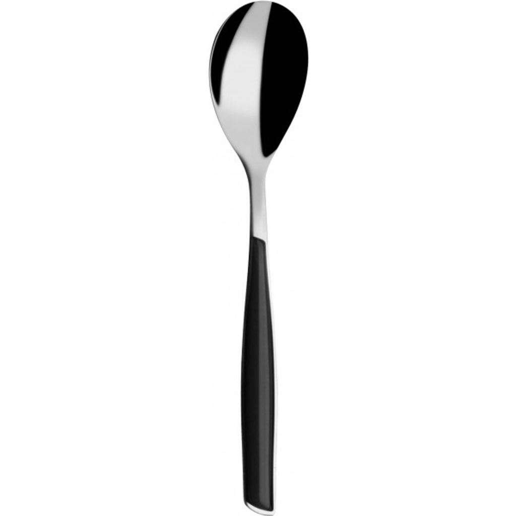 Cuillère à café GLAMOUR noir pur - Visuel 1
