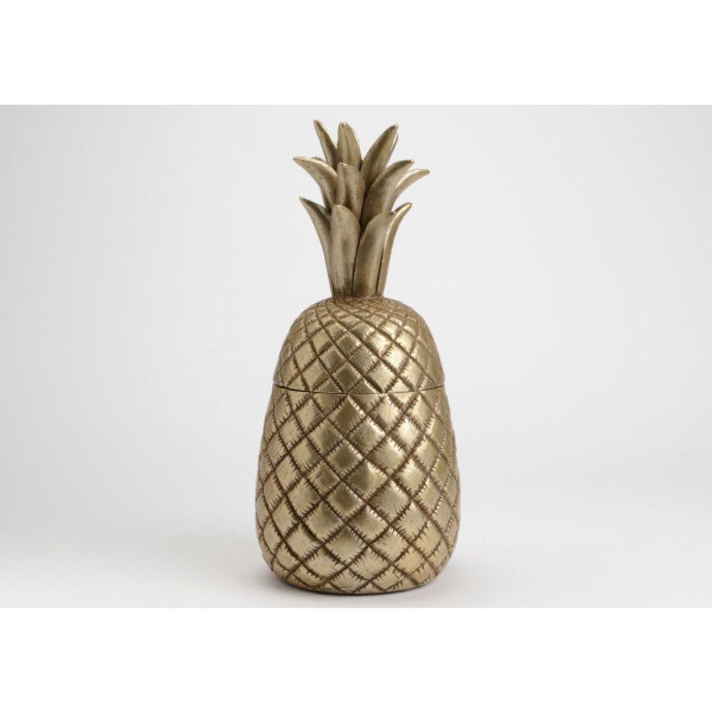 Boîte ananas gold 38 cm - Visuel 1