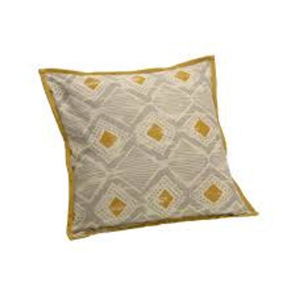 Coussin TANGER 40x40 cm curry - Visuel 1