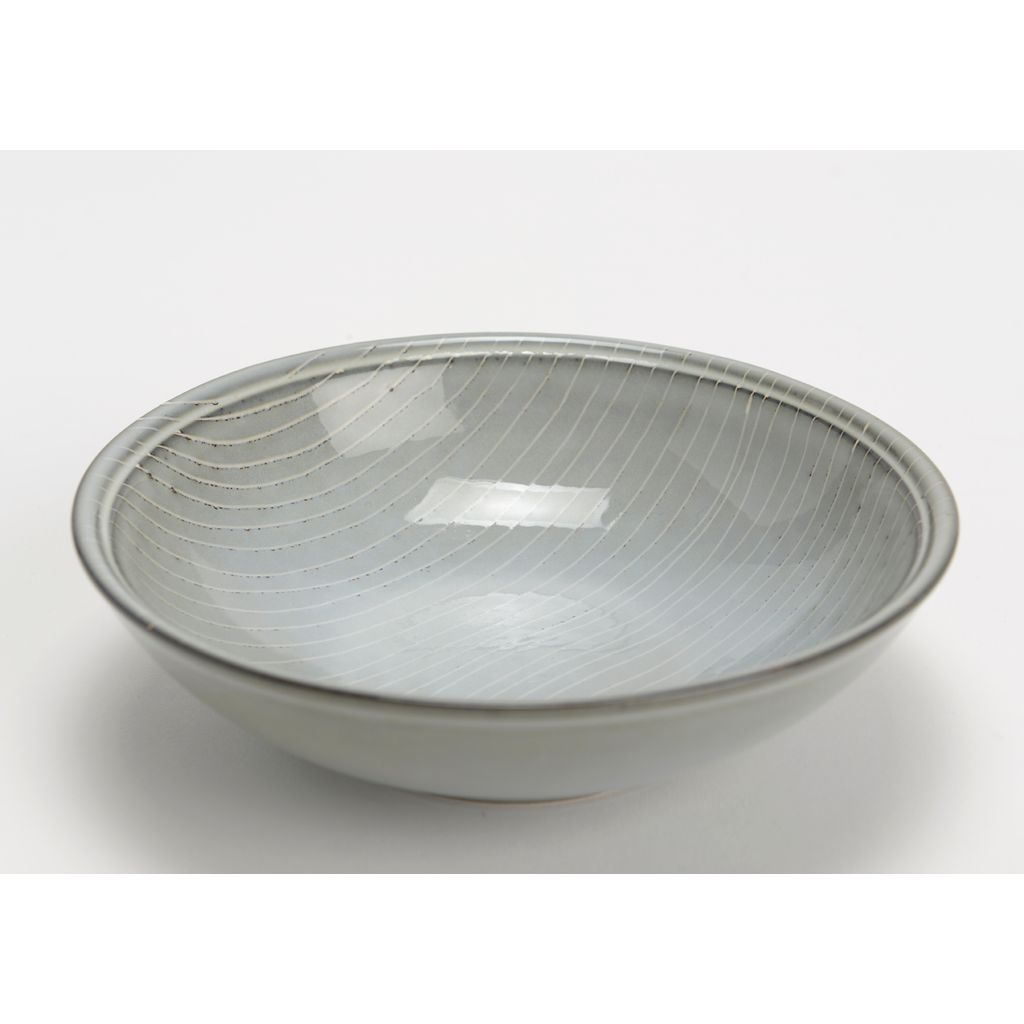 Assiette calotte BRUME grise - Visuel 0