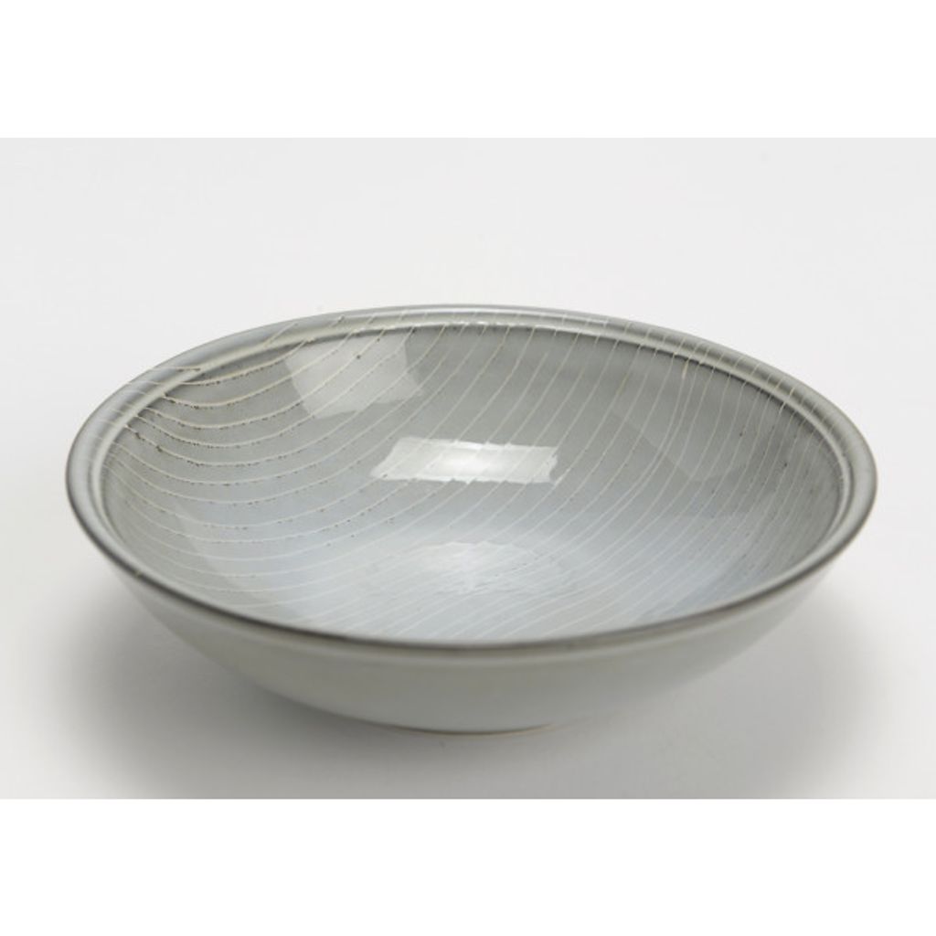 Assiette calotte BRUME grise - Visuel 1