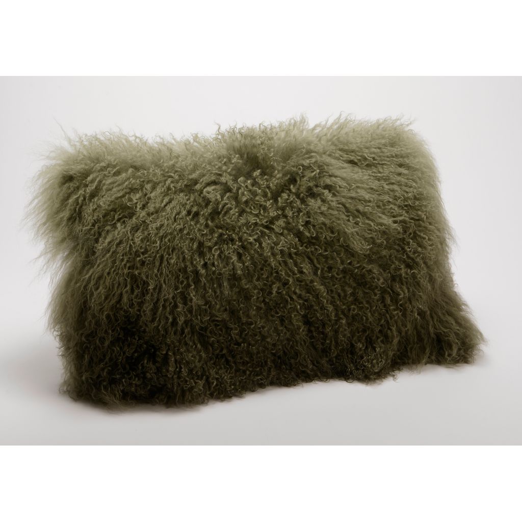 Coussin agneau kaki - Visuel 0
