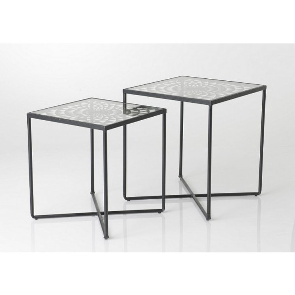 TABLE BASSE CUTTING 50x56 CM - Visuel 1