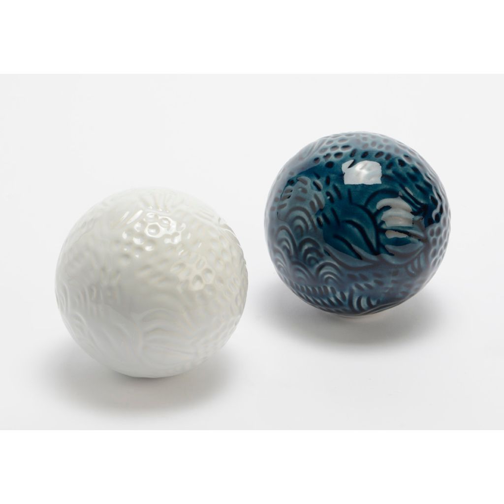 Boule de décoration Aqua Blanche - Visuel 2