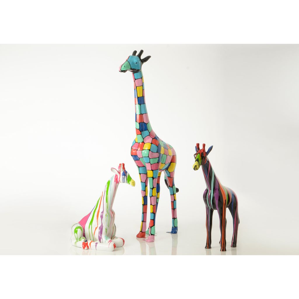Girafe trash blanc - Visuel 1
