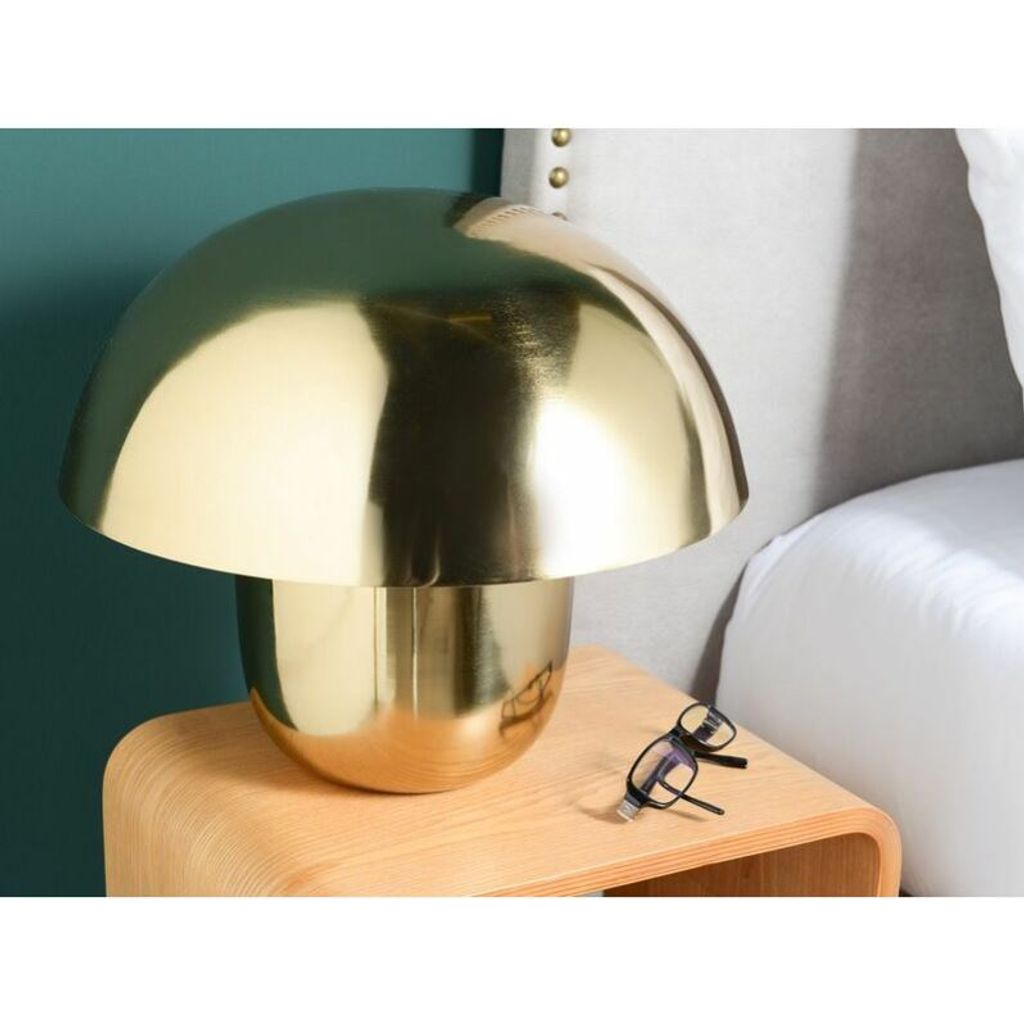 Lampe champignon or - Visuel 0