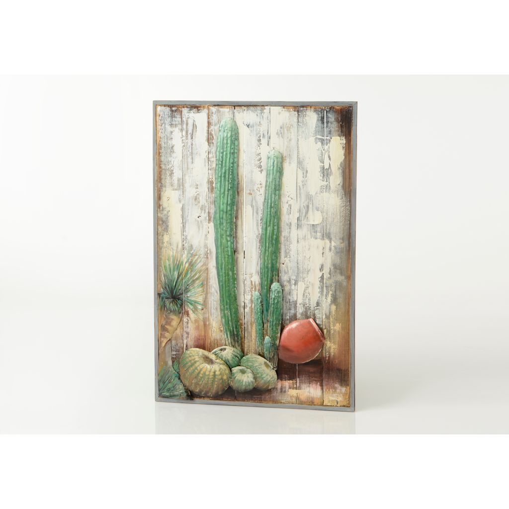 Plaque décorative cactus - Visuel 0