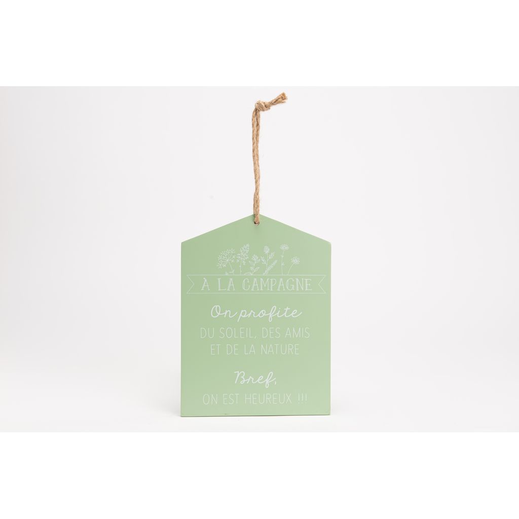 Plaque décorative "A la campagne" - Visuel 0