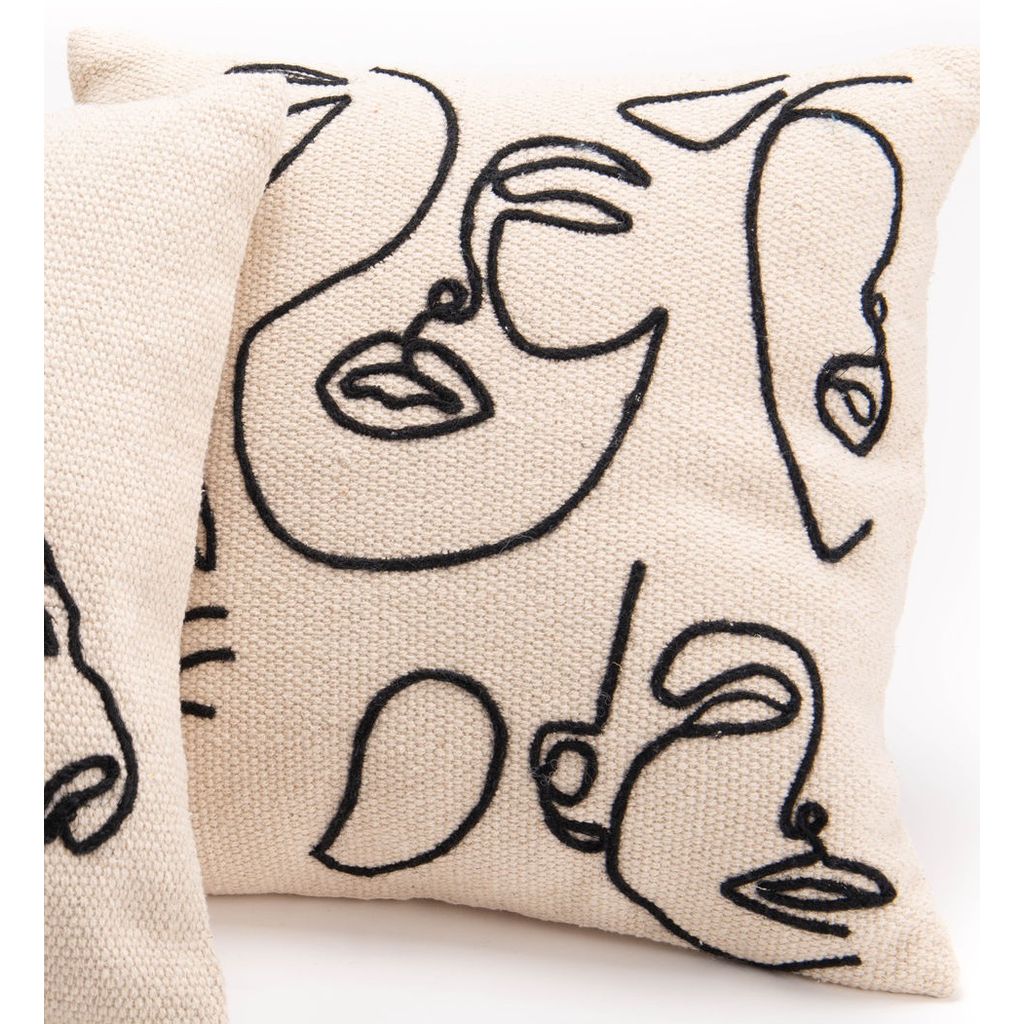 Coussin visage - Visage 40 x 40 cm - Visuel 1