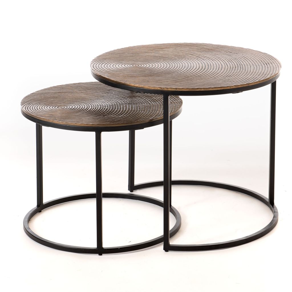 TABLE BASSE ROSACE OR TAILLE S - Ambiance & Styles