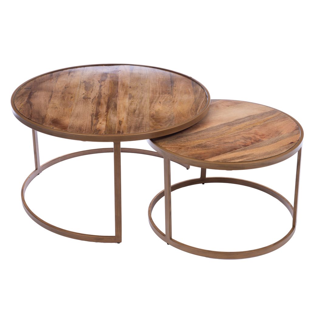 Tables basses plateau bois - Visuel 0