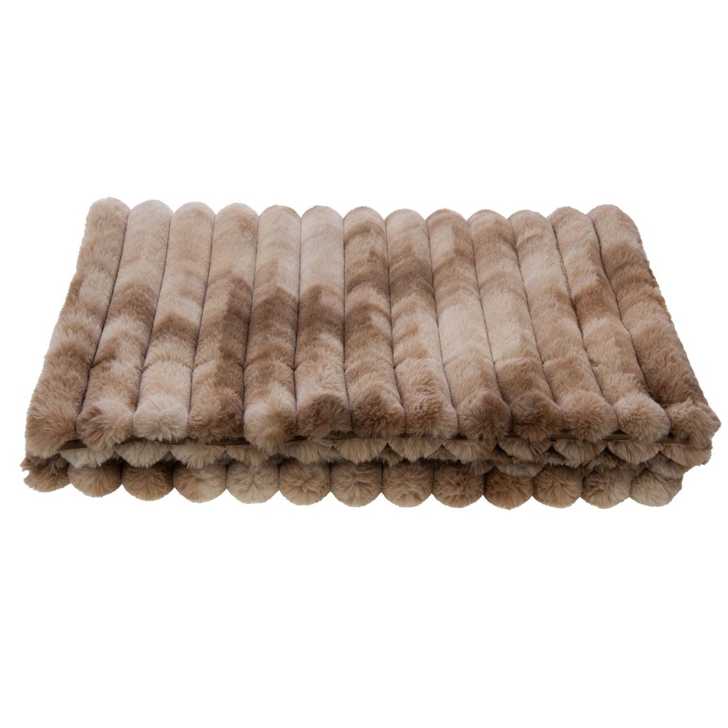 Plaid Sharpei beige 130x170 cm - Visuel 0