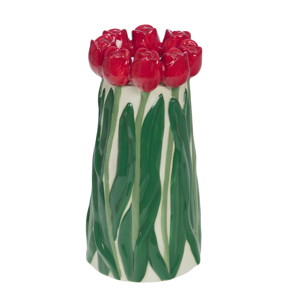 Vase Tulipe Rose - Visuel 0
