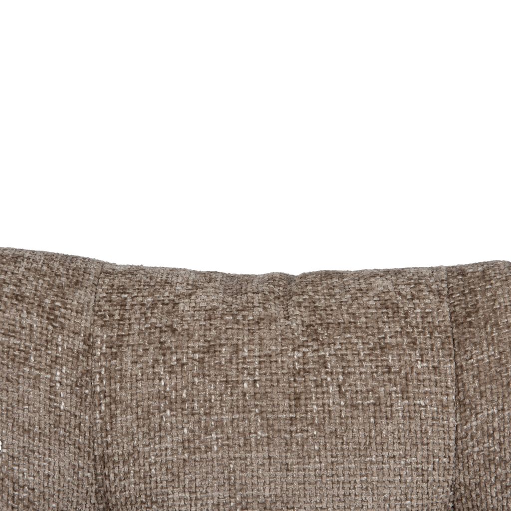 Fauteuil magnum – Taupe, pieds blancs - Visuel 3