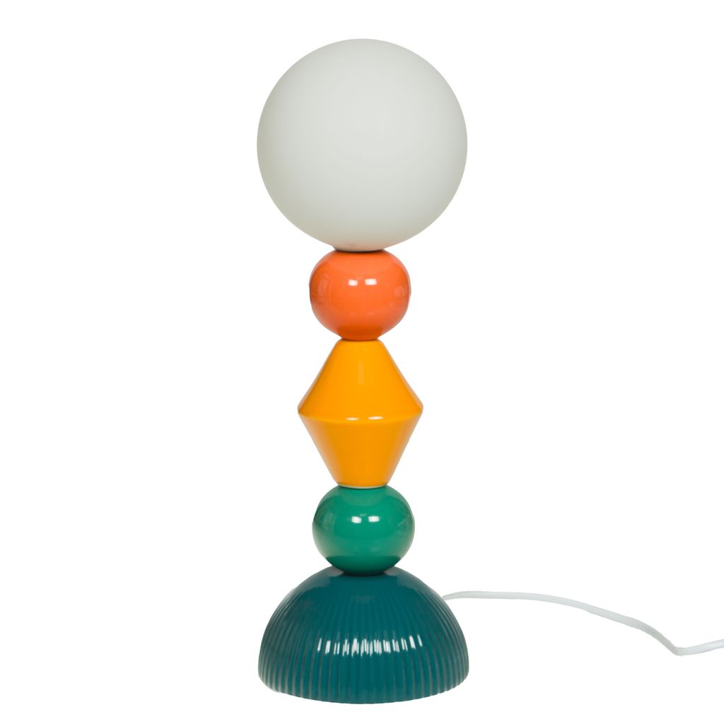 Lampe de table Adela en ceramique coloris froids - Visuel 0