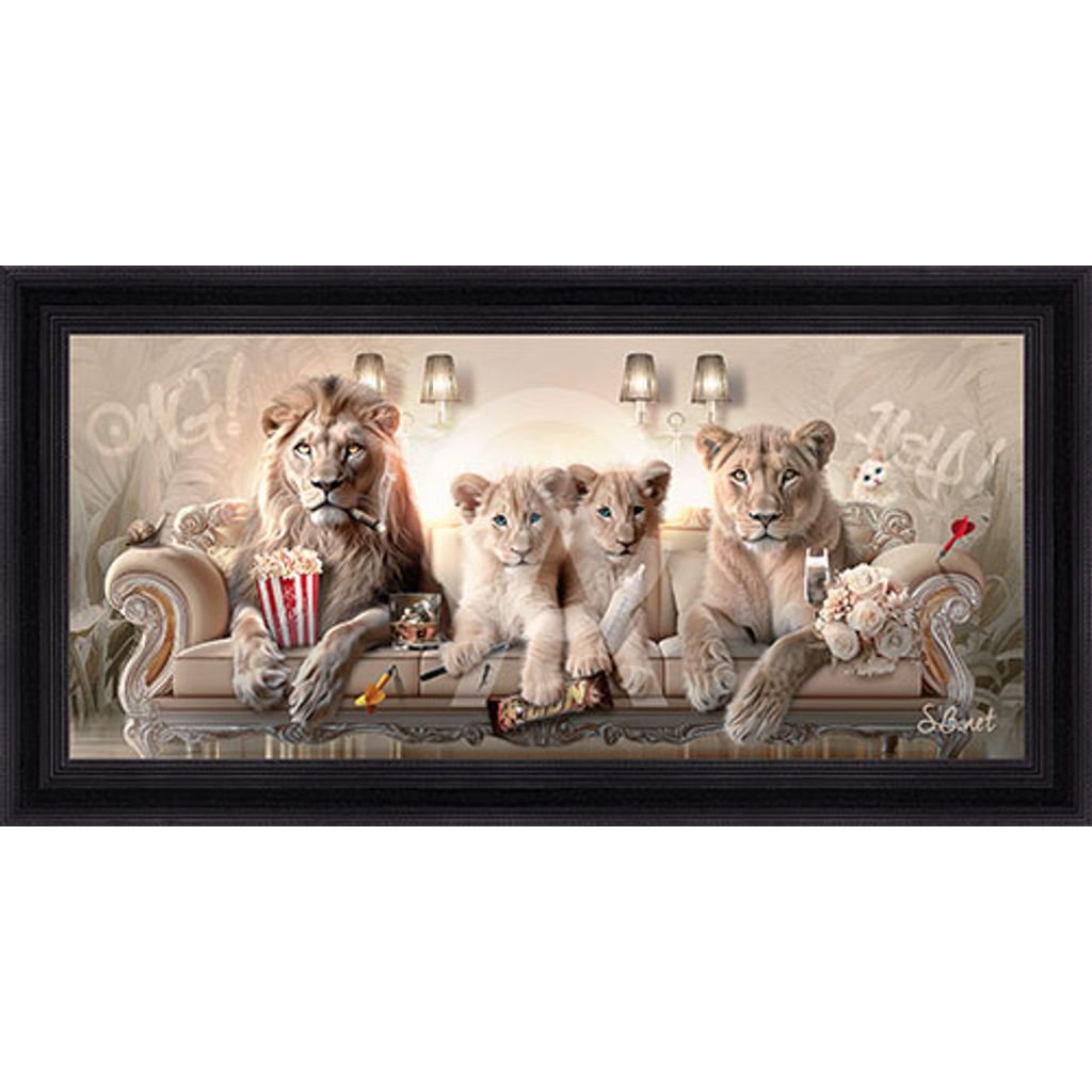 Tableau Binet Lion luxury - Visuel 0