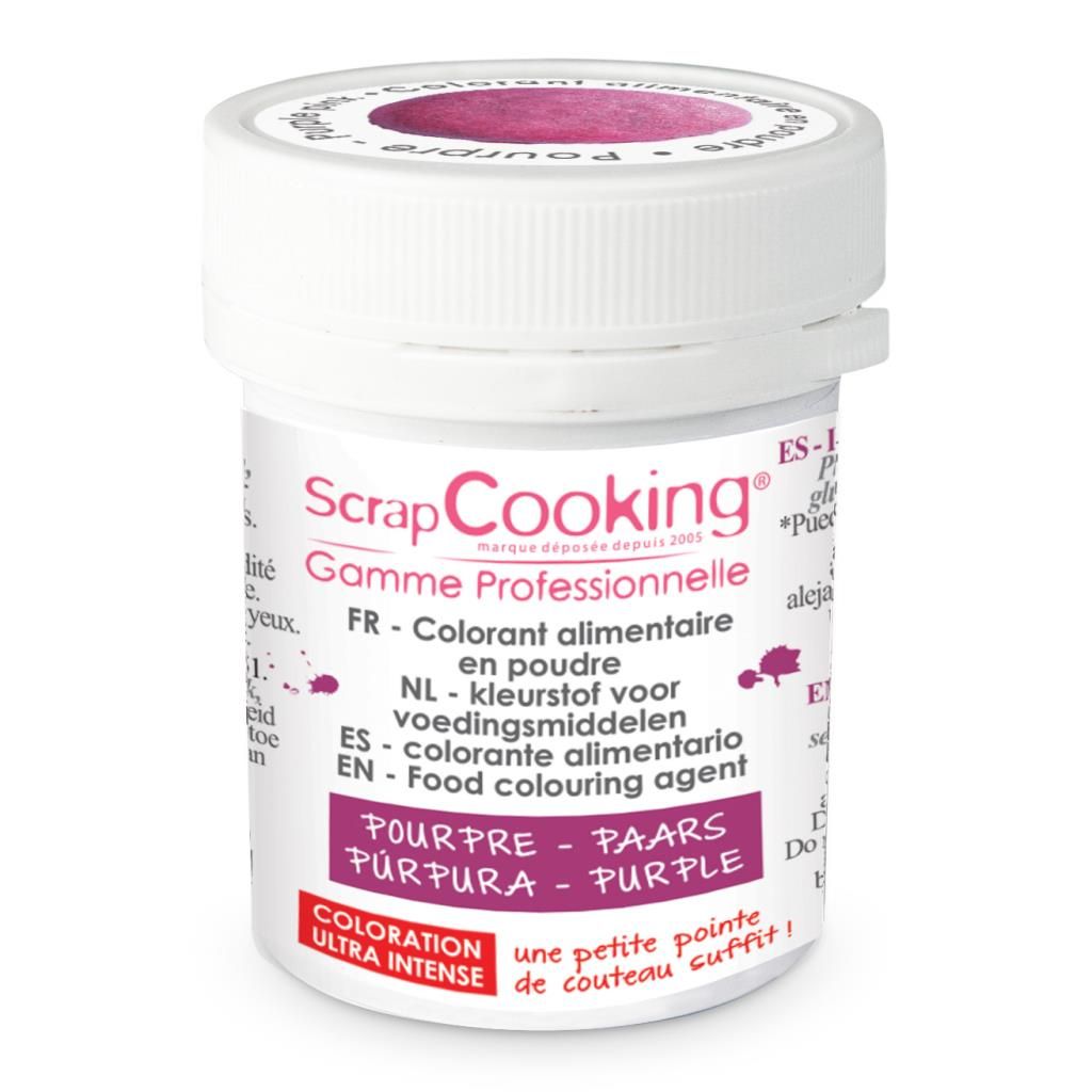 Colorant alimentaire en poudre pourpre 5g - Visuel 0