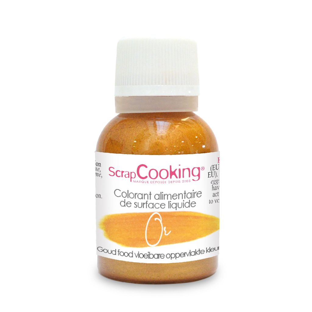 Colorant alimentaire liquide doré - Visuel 0