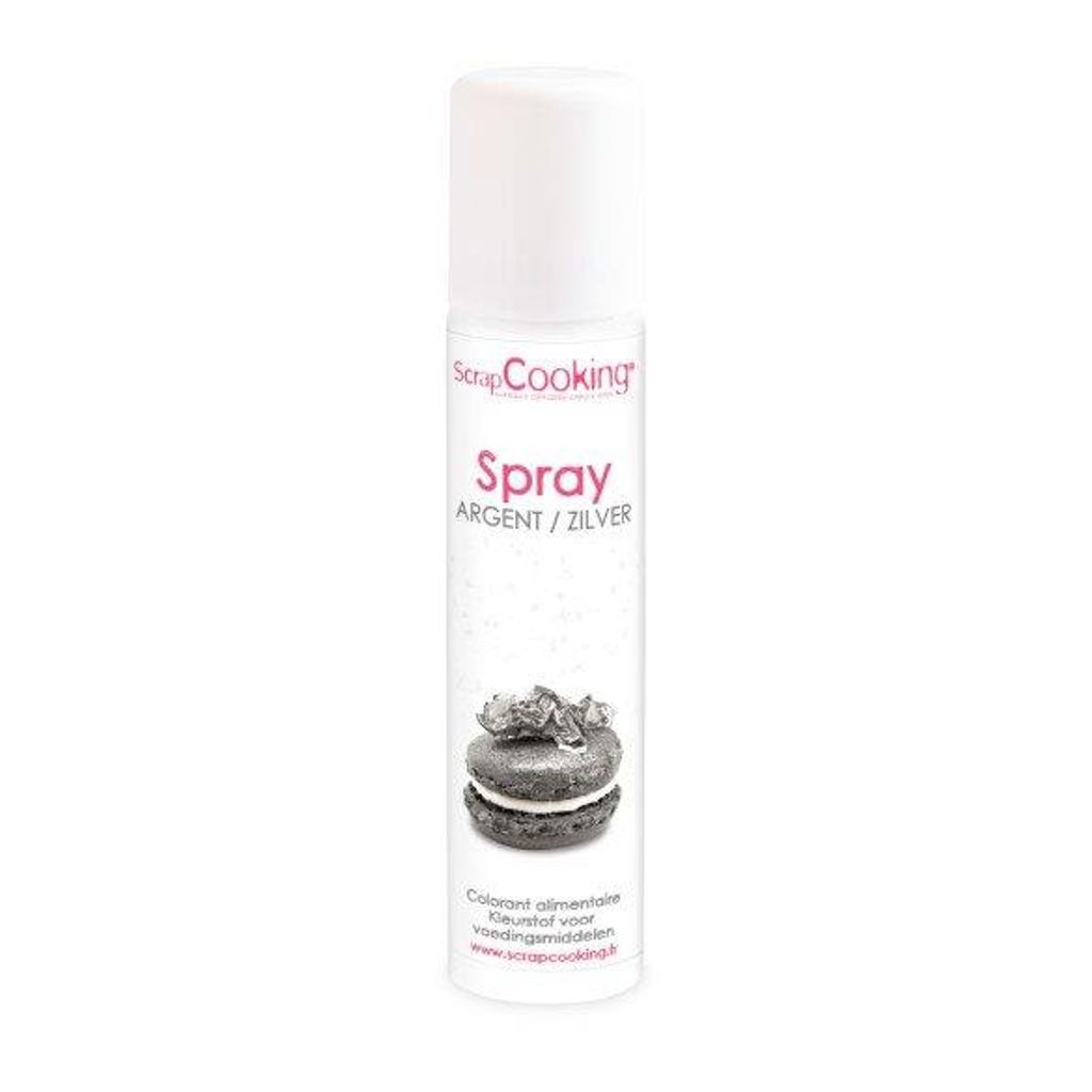 Spray colorant en bombe ARGENT 40 ml - Visuel 0