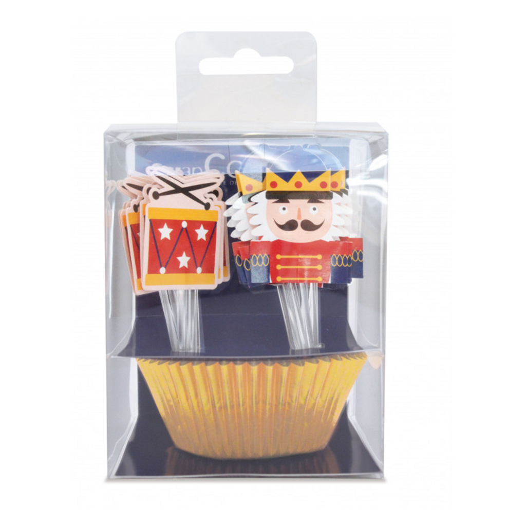 Set caissettes et toppers Casse-noisette  pour 24 cupcakes - Visuel 0