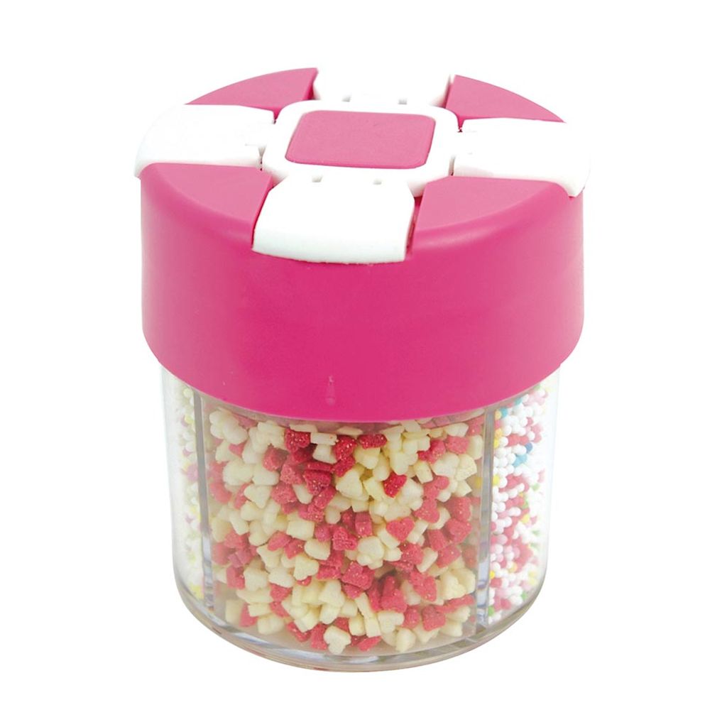 Boîte distributrice décors sucrés mini-cœurs - Visuel 0