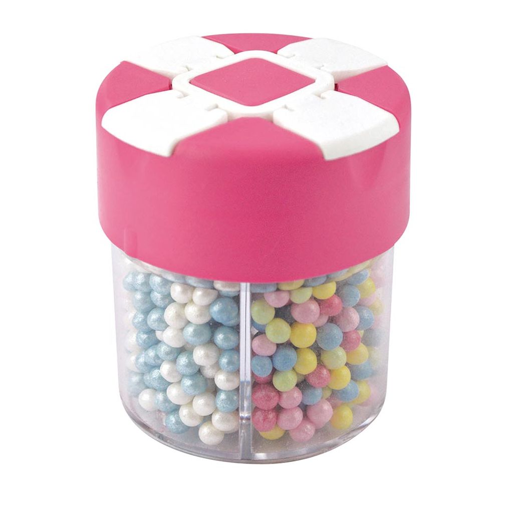 Boîte distributrice décors sucrés perles nacrés - Visuel 0