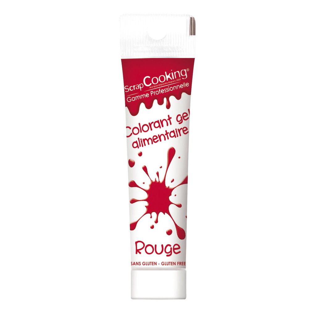 Colorant gel alimentaire rouge - Visuel 0