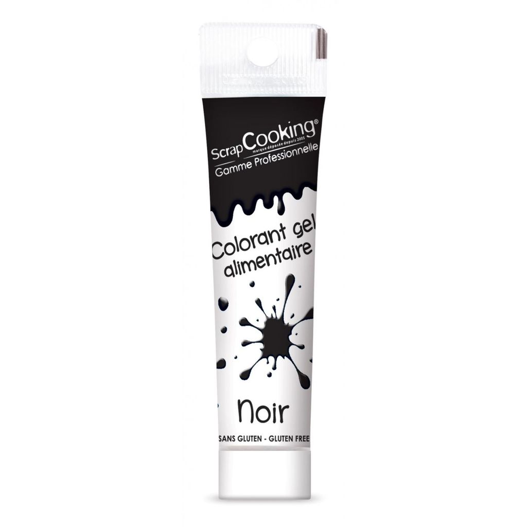 Colorant gel alimentaire noir 20 g - Visuel 0