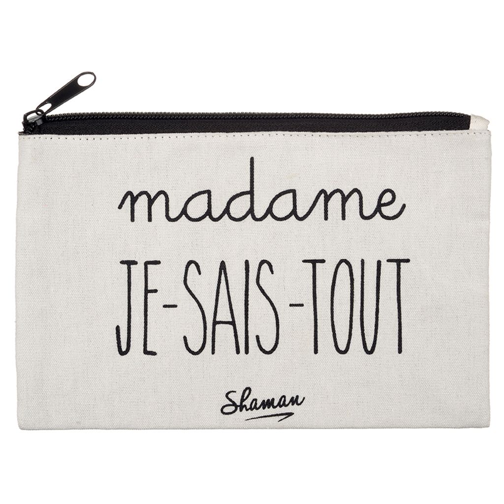 Trousse à maquillage "MADAME JE SAIS TOUT" - Visuel 0