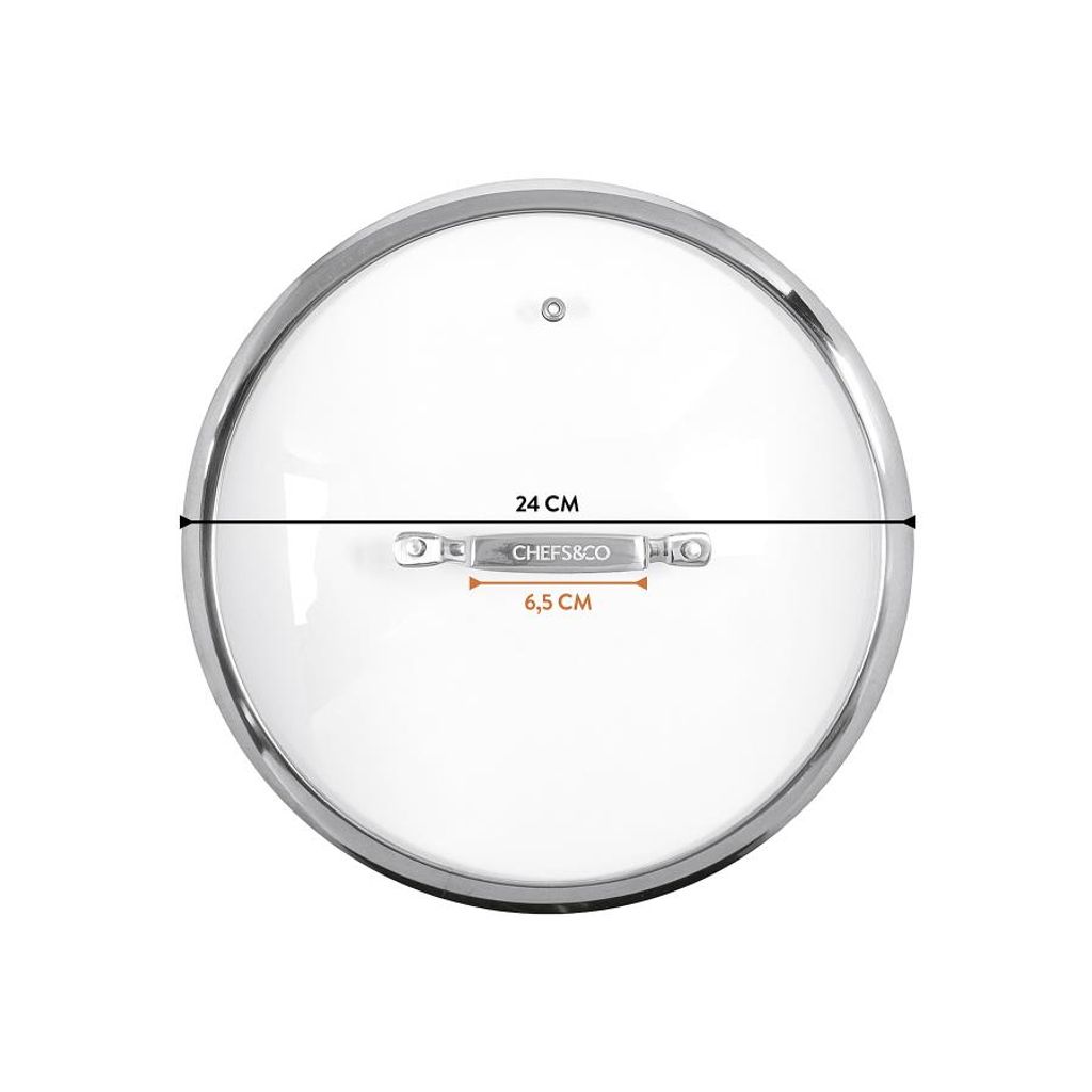 Couvercle en verre 24cm - Visuel 2