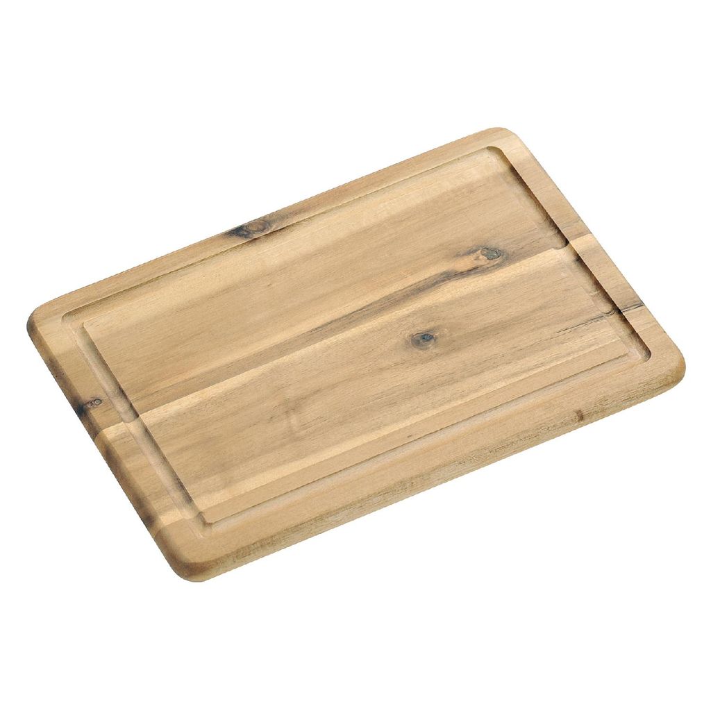 Planche à découper avec rigole 29 x 19,5 cm - Visuel 0